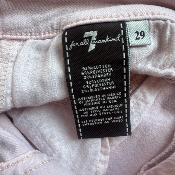 7 For All Mankind Blush Skinny Jeans - Picture 4 of 4